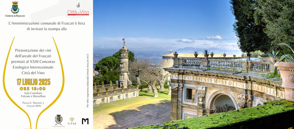 Presentazione dei vini dell'areale del Frascati premiati al XXIII Concorso Enologico Internazionale Città del Vino