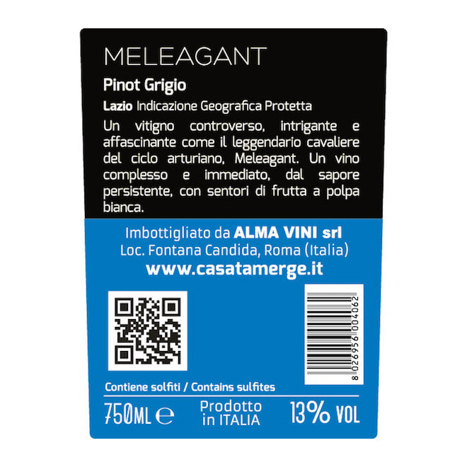 "Meleagant" Pinot Grigio IGP Lazio - 750ml
